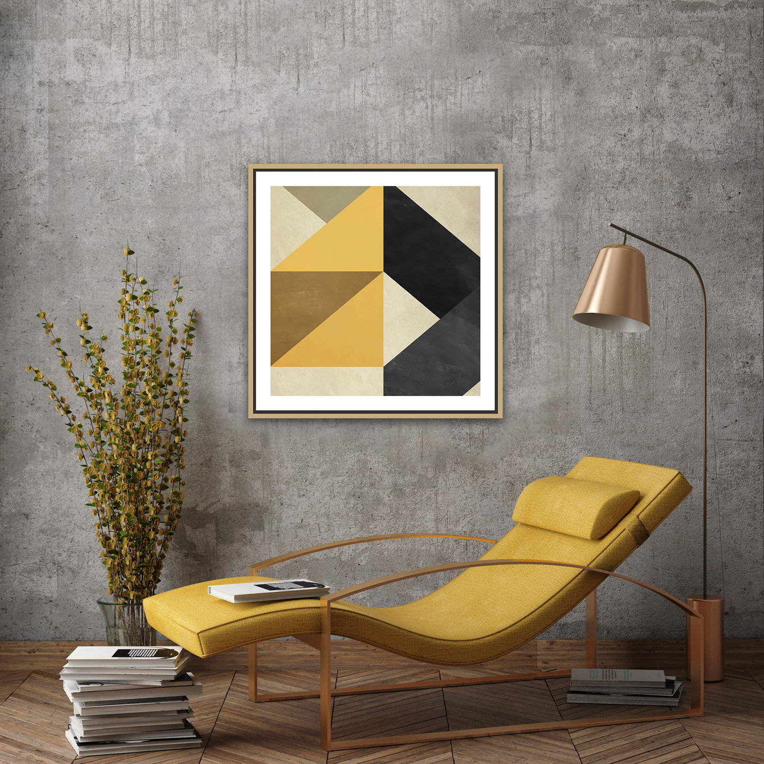 Art Classics Wall Art Geometric Sequence 6 ( 16x16 ) Canvas Wall